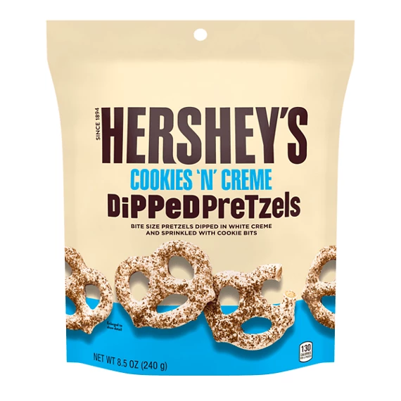 Coupon 👏 Joys Delights Lolly Shop Online White Chocolate Hershey's Cookies And Cream Dipped Pretzels 120g Bulk ❤️ 1 Joys Delights Lolly Shop Online White Chocolate Hershey's Cookies And Cream Dipped Pretzels 120g Bulk