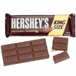 Joys Delights Lolly Shop Online Hershey's Milk Chocolate Almond King Size Bar