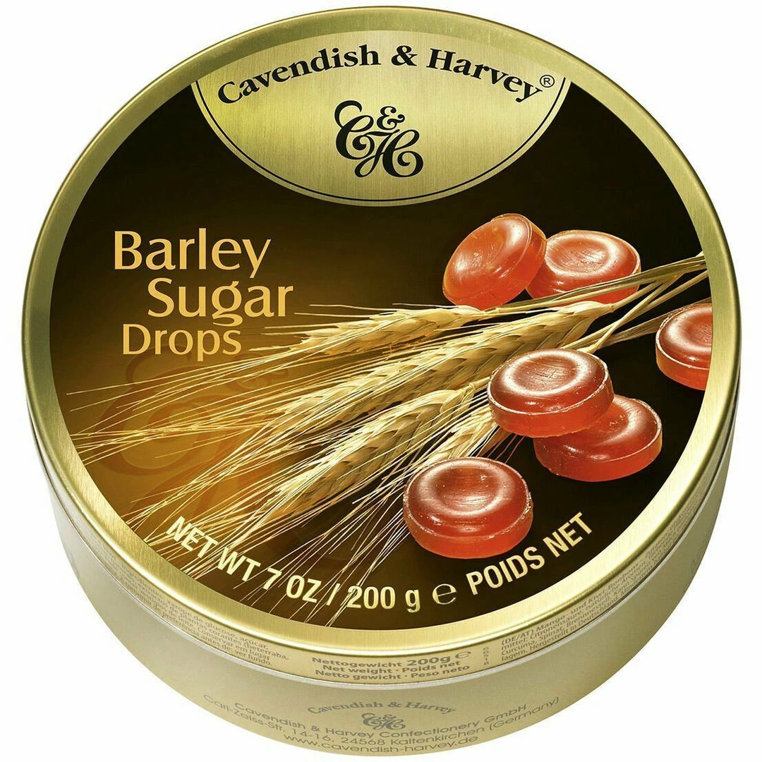 Wholesale 🥰 Joy's De'Lights Cavendish & Harvey Barley Sugar Drops Tin Bulk 🔥 1 Joy's De'Lights Cavendish & Harvey Barley Sugar Drops Tin Bulk