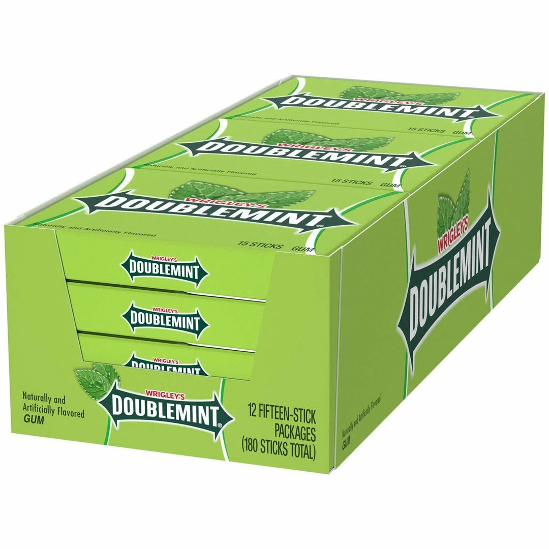 Cheapest 💯 Joy's De'Lights Bulk Wrigley's Doublemint Gum 15 Sticks Box 🔔 1 Joy's De'Lights Bulk Wrigley's Doublemint Gum 15 Sticks Box