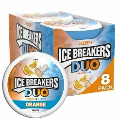 Joys Delights Lolly Shop Online Ice Breaker Duo Mints Orange Bulk