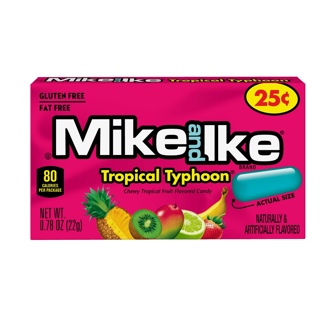 Budget 💯 Joys Delights Lolly Shop Online Mike & Ike Tropical Typhoon 22g ❤️ 1 Joys Delights Lolly Shop Online Mike & Ike Tropical Typhoon 22g