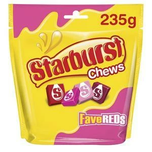 Budget ❤️ Joys Delights Lolly Shop Online Australian Lollies Starburst Chews Fave Reds 235g 🔥 1 Joys Delights Lolly Shop Online Australian Lollies Starburst Chews Fave Reds 235g