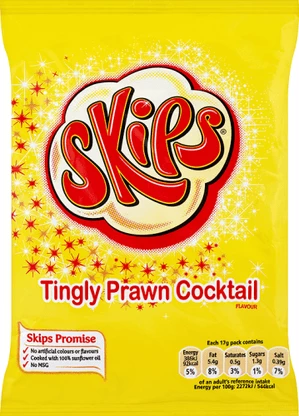 Deals 👏 Funworks Skips Prawn Cocktail Crisps 17g 🥰 1 Funworks Skips Prawn Cocktail Crisps 17g