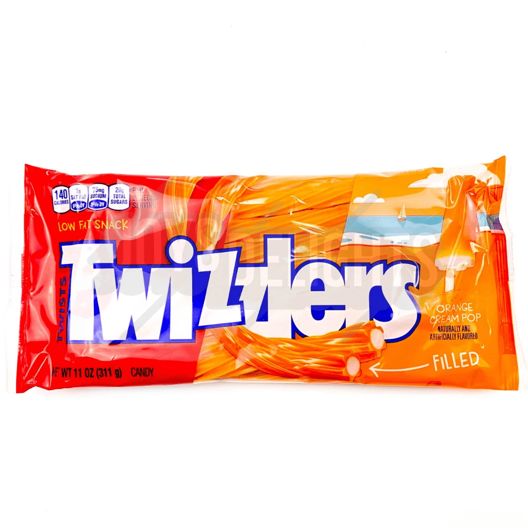 Best Pirce 🔔 Joy's De'Lights Featured Twizzlers Filled Twists Orange Cream Pop 311g 🎁 1 Joy's De'Lights Featured Twizzlers Filled Twists Orange Cream Pop 311g