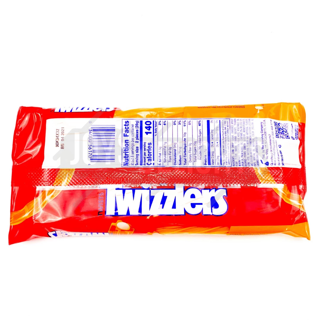 Best Pirce 🔔 Joy's De'Lights Featured Twizzlers Filled Twists Orange Cream Pop 311g 🎁 2 Joy's De'Lights Featured Twizzlers Filled Twists Orange Cream Pop 311g