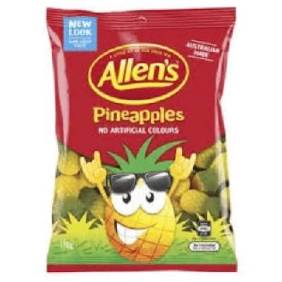 Brand new 🛒 Country Vic All 🍬 Candy Allen's Pineapples ✨ 3 Country Vic All Candy Allen's Pineapples