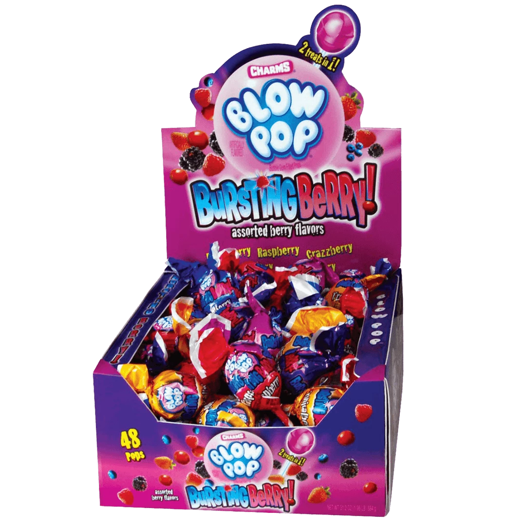 Best Pirce ๐ Joys Delights Lolly Shop Online Blow Pop Burstin' Berry Bulk โค๏ธ 4 Joys Delights Lolly Shop Online Blow Pop Burstin' Berry Bulk