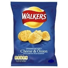 Joy's De'Lights All Candy Walkers Cheese & Onion 32.5g