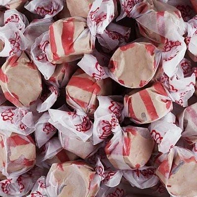 New 😀 Joy's De'Lights All 🍬 Candy Salt Water Taffy Cherry Cola ✔️ 2 Joy's De'Lights All Candy Salt Water Taffy Cherry Cola