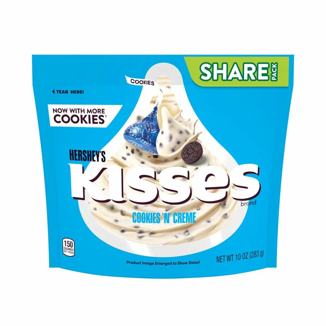 Best Pirce ๐ Joys Delights Lolly Shop Online Hershey's Cookies And Cream Kisses 283g ๐ 1 Joys Delights Lolly Shop Online Hershey's Cookies And Cream Kisses 283g