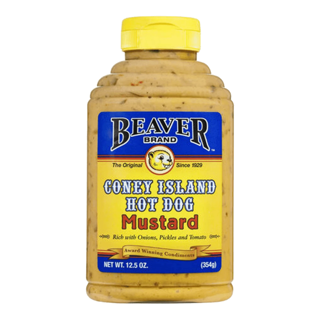 Promo ๐ฅ Joy's De'Lights Beaver Coney Island Hotd Mustard 354g All ๐ฌ Candy ๐ 1 Joy's De'Lights Beaver Coney Island Hotd Mustard 354g All Candy