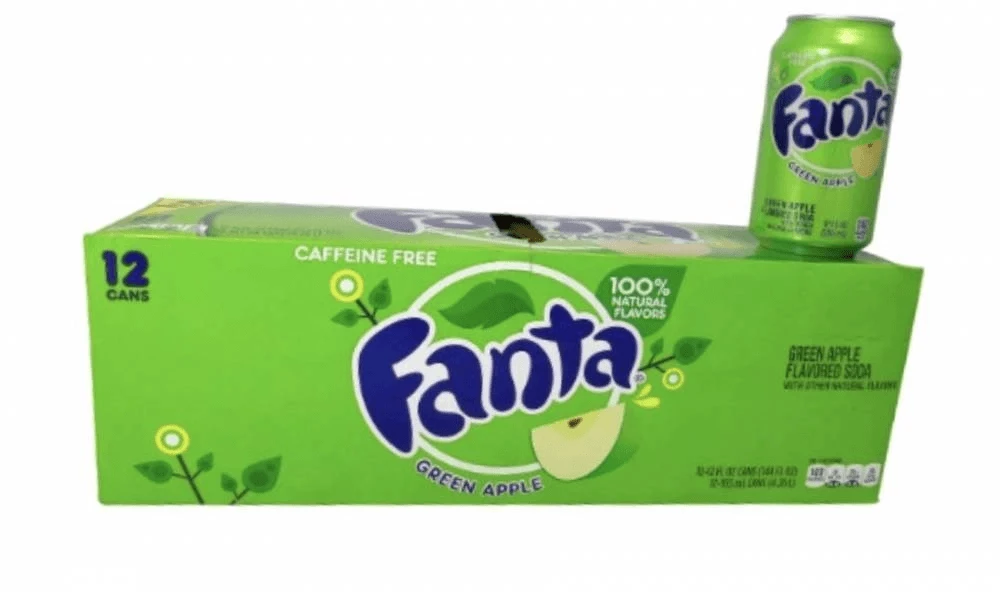 Deals โ๏ธ Joy's De'Lights Fanta Green Apple 12 Pack Carton ๐คฉ 1 Joy's De'Lights Fanta Green Apple 12 Pack Carton