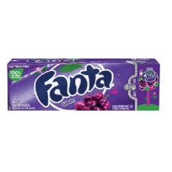 Joy's De'Lights All Candy Fanta Grape 12 Pack Carton