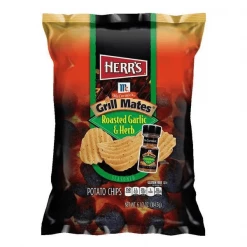 Joy's De'Lights Herrs Roasted Garlic & Herb Chips