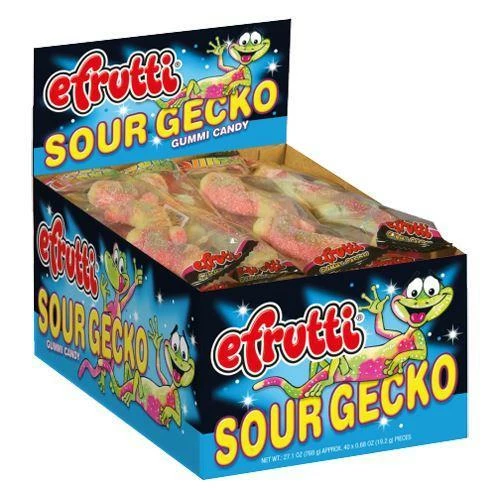 Discount 😉 Joys Delights Lolly Shop Online Efrutti Sour Geckos Bulk 🤩 2 Joys Delights Lolly Shop Online Efrutti Sour Geckos Bulk