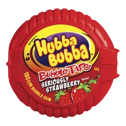 The Professors Hubba Bubba Tape Strawberry All Candy