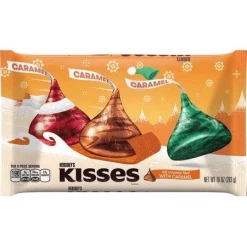 Joy's De'Lights Milk Chocolate Hershey's Kisses Caramel Christmas 283g