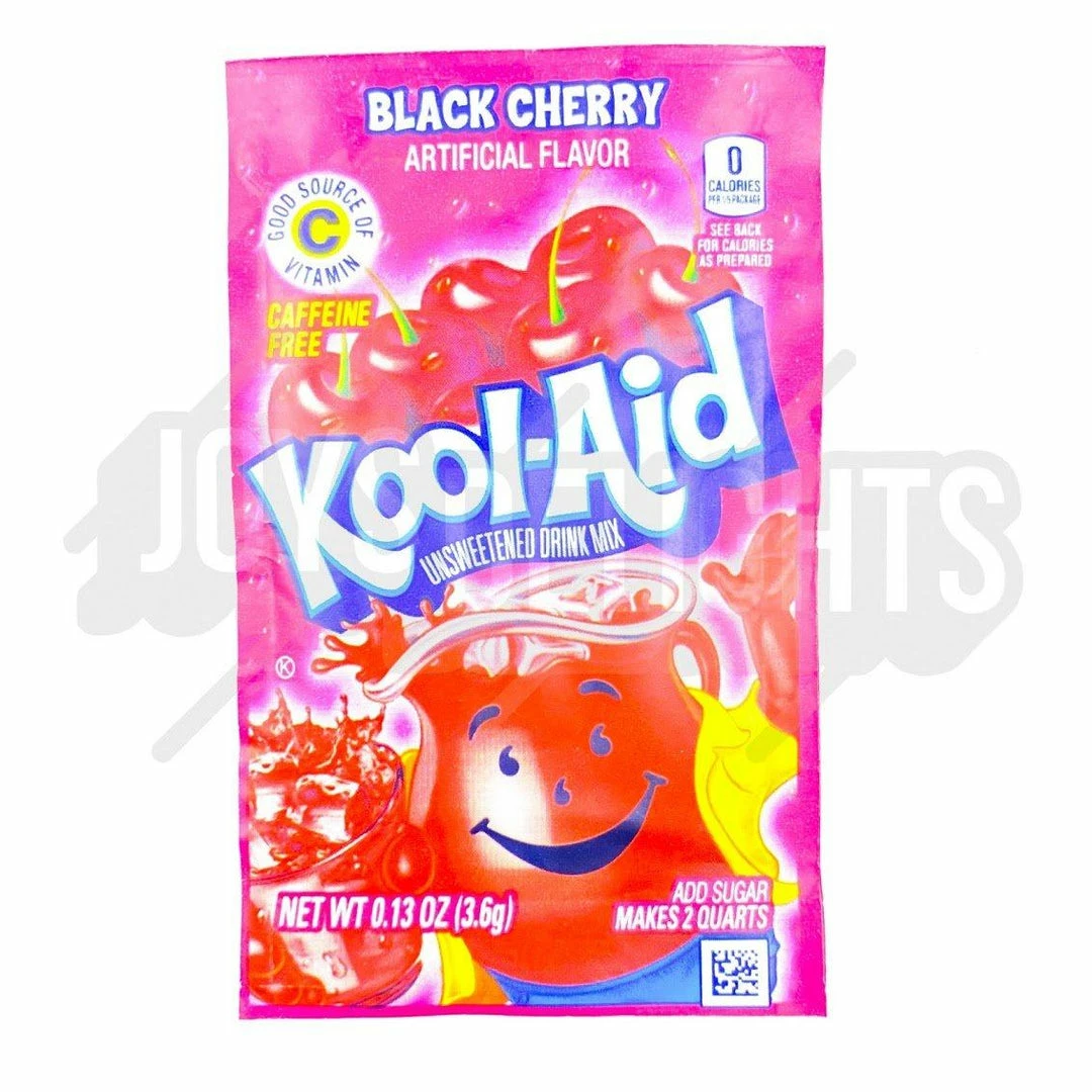 Wholesale โจ Candy Kool Aid Black Cherry Sachet American Drinks ๐ 1 Candy Kool Aid Black Cherry Sachet American Drinks