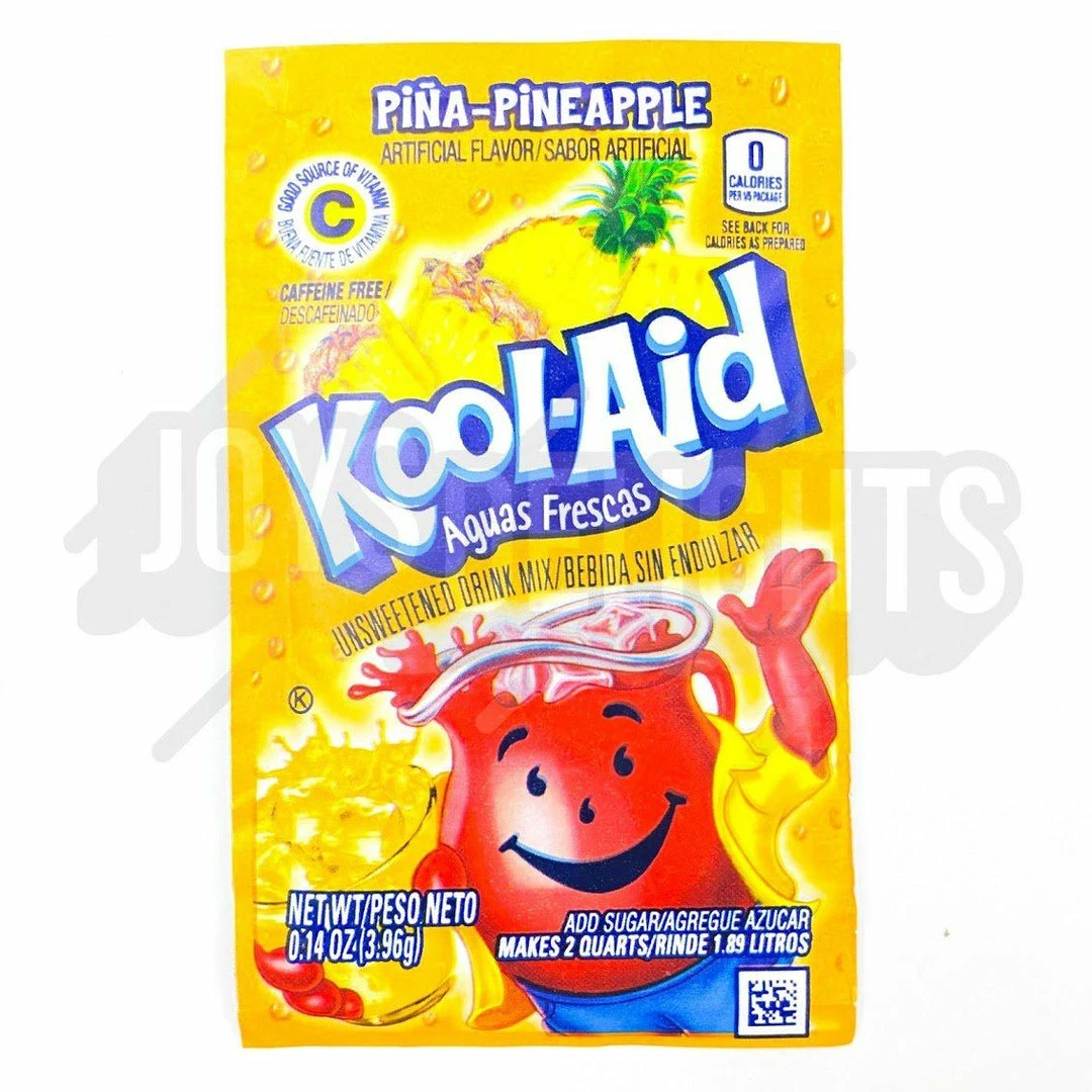 Deals 🥰 Candy Kool Aid Pina-Pineapple Sachet American Drinks 🥰 1 Candy Kool Aid Pina-Pineapple Sachet American Drinks