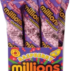 Joy's De'Lights Millions Tubes Raspberry Box Bulk