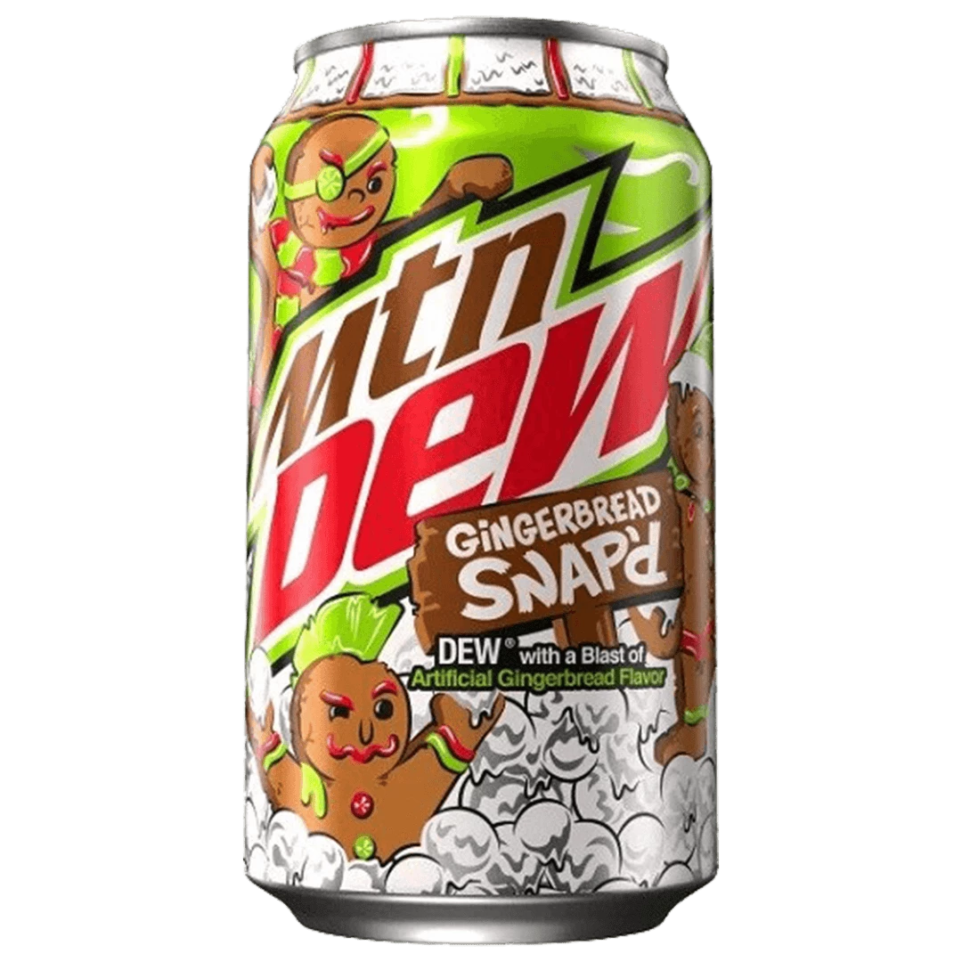 Wholesale 🔥 Joy's De'Lights Parties Mountain Dew Gingerbread 12 Pack Carton 🥰 2 Joy's De'Lights Parties Mountain Dew Gingerbread 12 Pack Carton