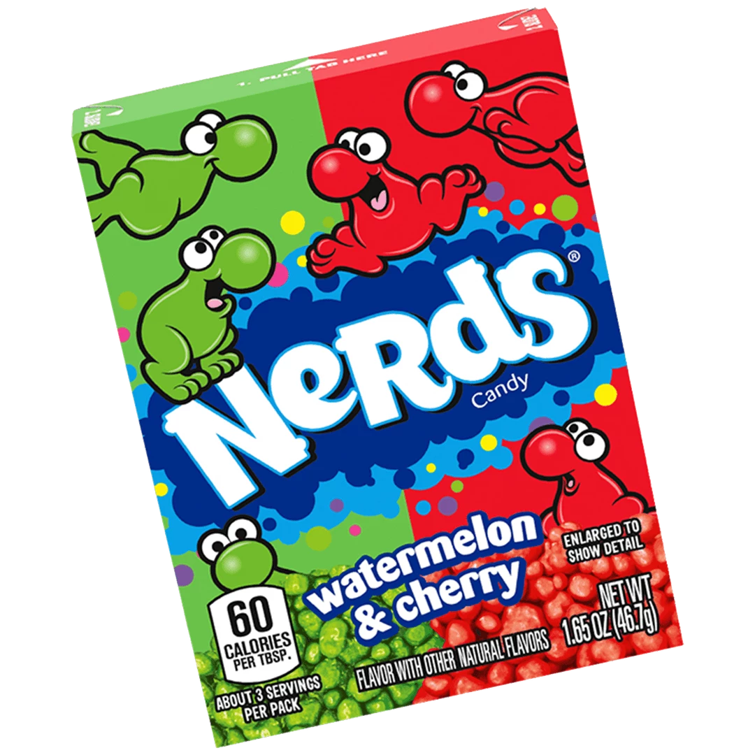 Brand new 🥰 Wonka Nerds Cherry & Watermelon All 🍬 Candy ⭐ 1 Wonka Nerds Cherry & Watermelon All Candy