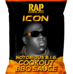 Joys Delights Lolly Shop Online American Chips Rap Snacks Notorious B.I.G. Cookout BBQ Chips 78g