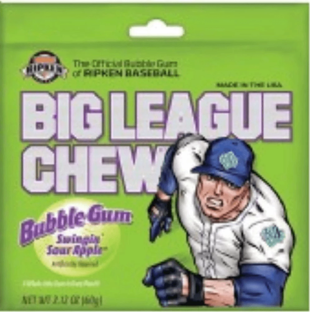 New ๐ Joy's De'Lights Big League Chew Sour Apple ๐ 2 Joy's De'Lights Big League Chew Sour Apple