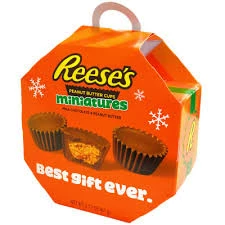 Joys Delights Lolly Shop Online Reese's Christmas Peanut Butter Minis Ornament Box Milk Chocolate