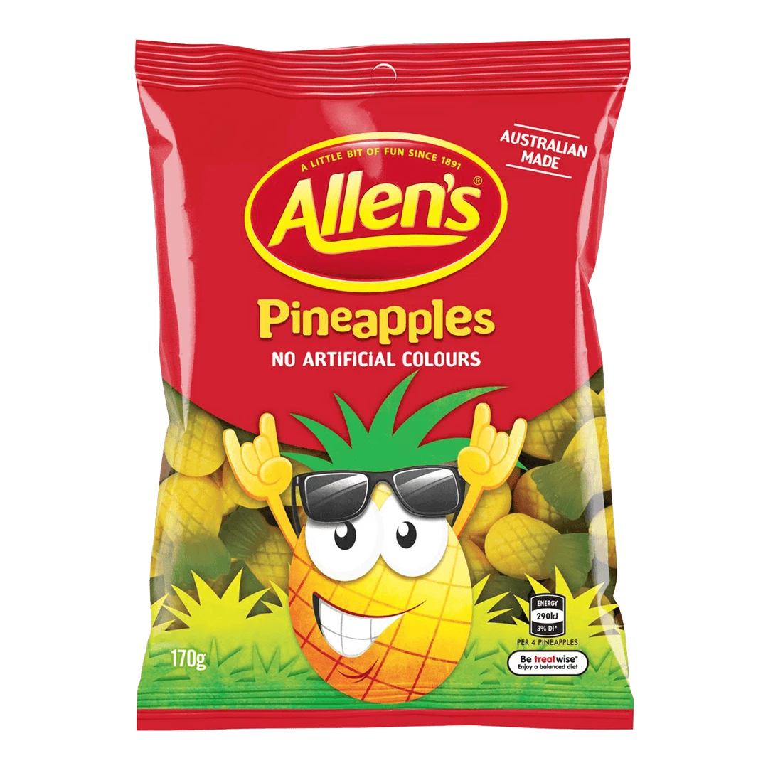 Brand new 🛒 Country Vic All 🍬 Candy Allen's Pineapples ✨ 2 Country Vic All Candy Allen's Pineapples