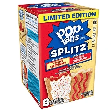 New โ๏ธ Joy's De'Lights Pop Tarts Splitz Strawberry And Cheesecake ๐ 1 Joy's De'Lights Pop Tarts Splitz Strawberry And Cheesecake