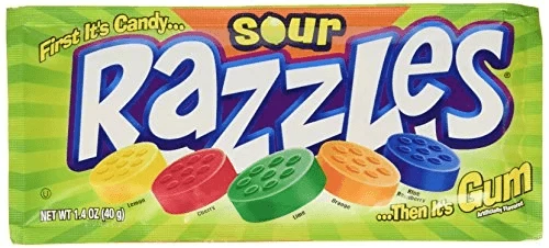 Wholesale ๐ Candy All ๐ฌ Candy Razzles Sour ๐ 2 Candy All Candy Razzles Sour