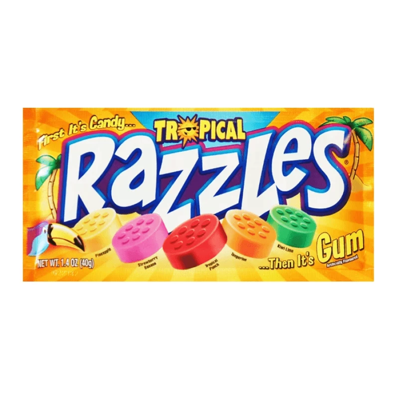 Best reviews of 💯 Candy All 🍬 Candy Razzles Tropical 🤩 2 Candy All Candy Razzles Tropical