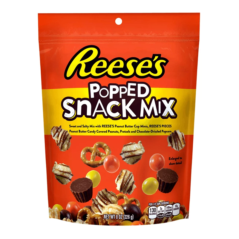 Best Sale 😀 Joy's De'Lights Reeses Popped Snack Mix 226g Milk Chocolate 😀 1 Joy's De'Lights Reeses Popped Snack Mix 226g Milk Chocolate