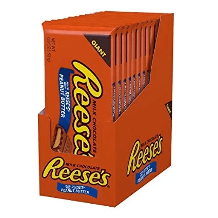 Hot Sale ๐ Funworks American Chocolate Reeses Giant Bar Box ๐งจ 1 Funworks American Chocolate Reeses Giant Bar Box