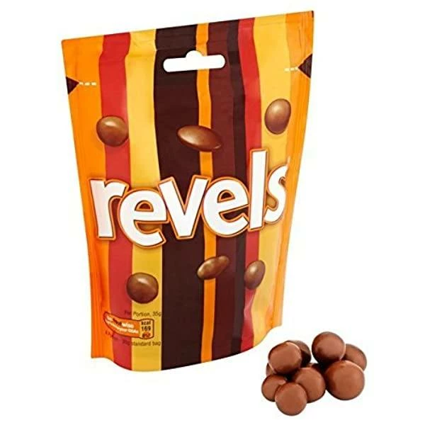 Buy ๐ Joys Delights Lolly Shop Online Revels Bag 112g Milk Chocolate โจ 1 Joys Delights Lolly Shop Online Revels Bag 112g Milk Chocolate