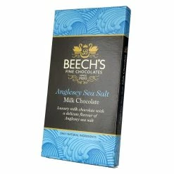 Joys Delights Lolly Shop Online Beech's Sea Salt Milk Chocolate Bar 60g