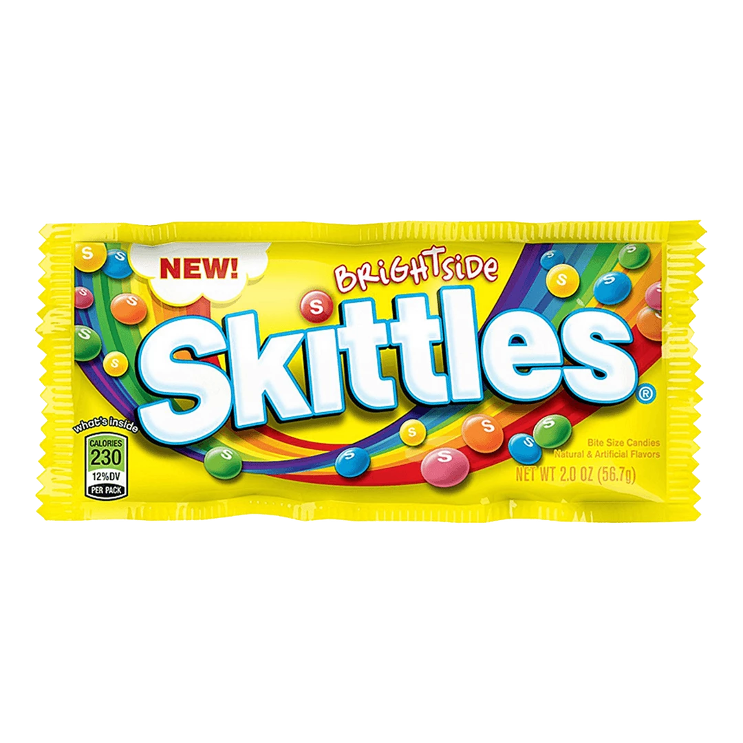 Budget ⌛ Joy's De'Lights Skittles Brightside 56.7g Gluten Free 🛒 2 Joy's De'Lights Skittles Brightside 56.7g Gluten Free