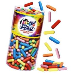 Joys Delights Lolly Shop Online Sour Rainbow Gum Chewing Gum