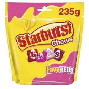 Budget ❤️ Joys Delights Lolly Shop Online Australian Lollies Starburst Chews Fave Reds 235g 🔥 2 Joys Delights Lolly Shop Online Australian Lollies Starburst Chews Fave Reds 235g