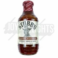 Joy's De'Lights All Candy Stubbs Hickory Bourbon BBQ Sauce 510g