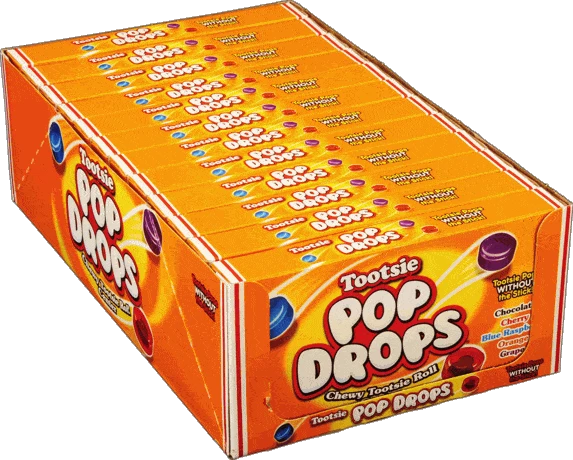 Best Pirce ✔️ Funworks American Chocolate Tootsie Pop Drops Theatre Box 🎉 1 Funworks American Chocolate Tootsie Pop Drops Theatre Box