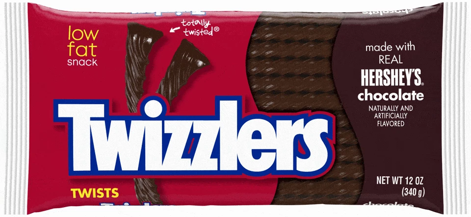 Wholesale 🔥 Funworks American Chocolate Twizzlers Hershey's Chocolate 340g 👏 1 Funworks American Chocolate Twizzlers Hershey's Chocolate 340g