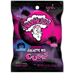 Joys Delights Lolly Shop Online Warheads Galactic Mix Cubes 127g Bulk